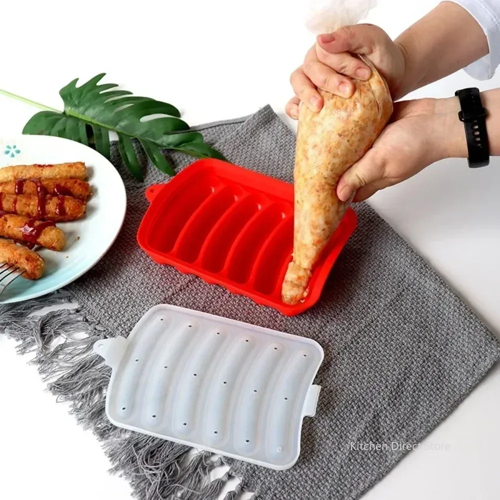 Sausage Maker Mould 6 Grids Si - Hot Dog Press บทวิจารณ์และราคา