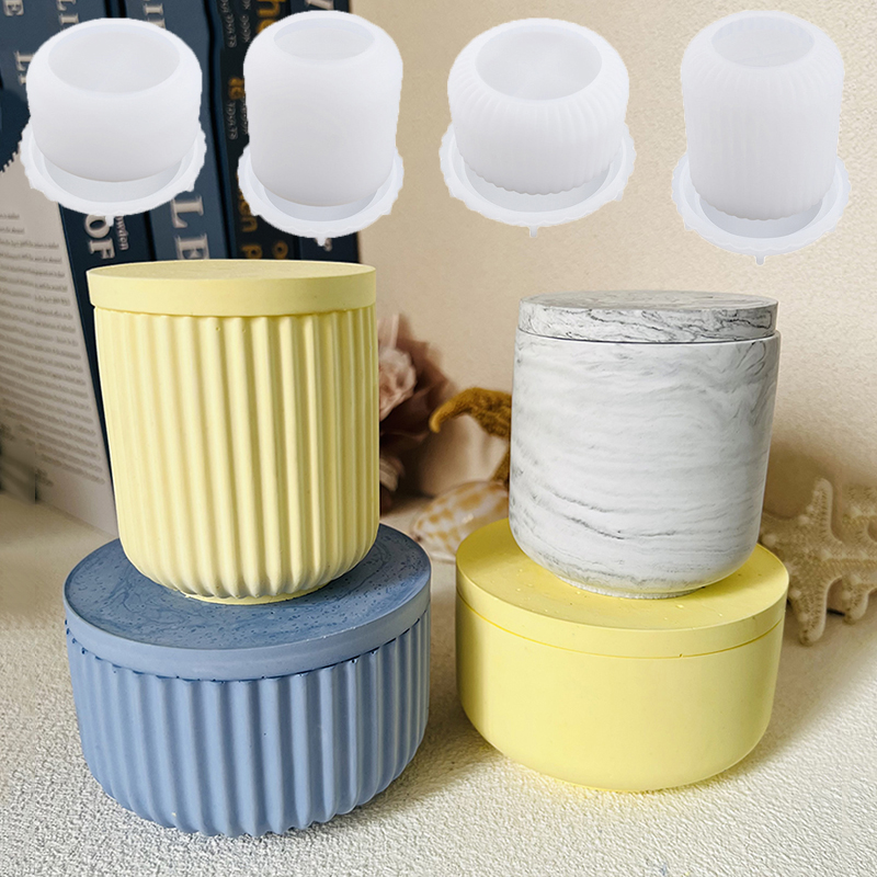Cement Candle Jar Silicone Mol - Potsticker Mold บทวิจารณ์และราคา