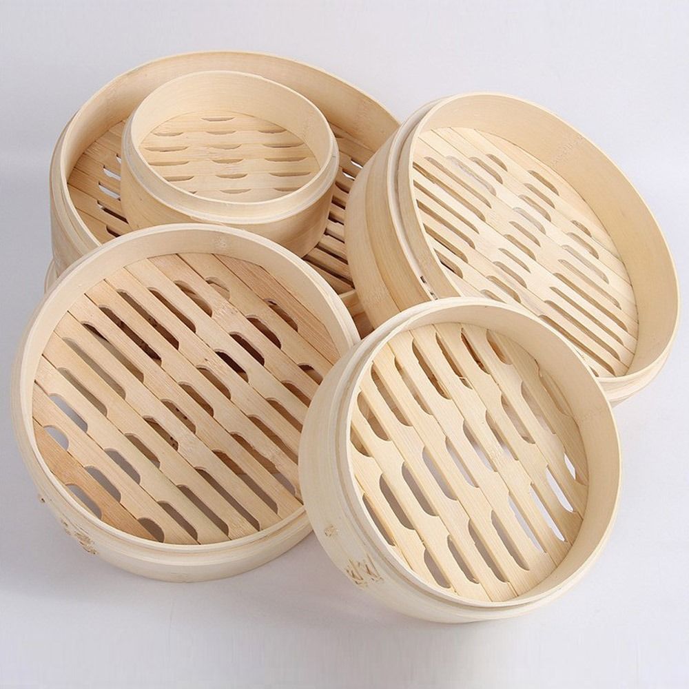 Chinese Steamer Bamboo Steamer - Bao Steamer Bamboo บทวิจารณ์และราคา