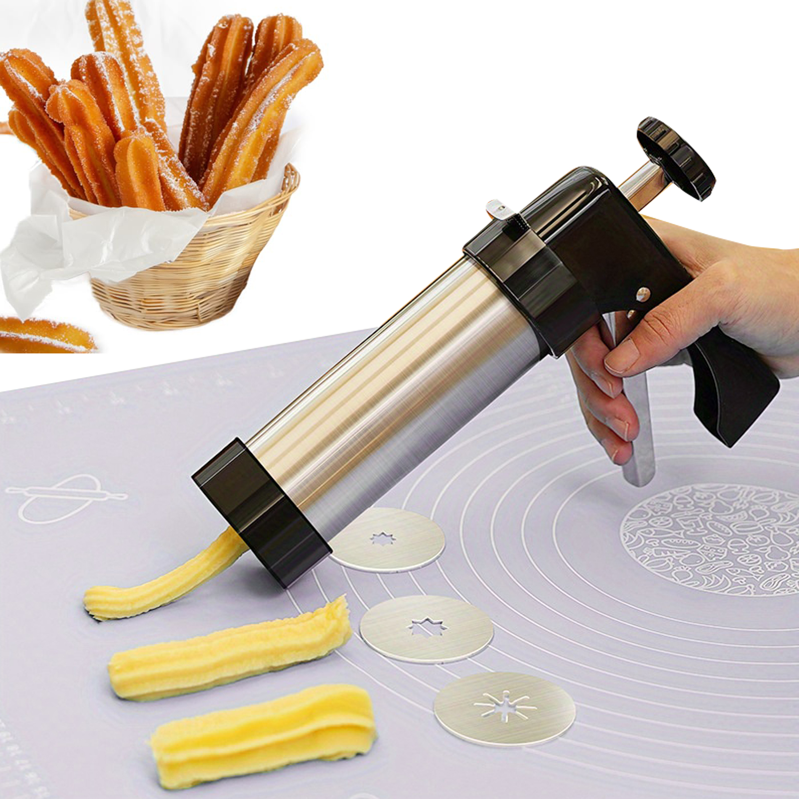 Traditional Churro Maker Machi - Churros Maker Gun บทวิจารณ์และราคา