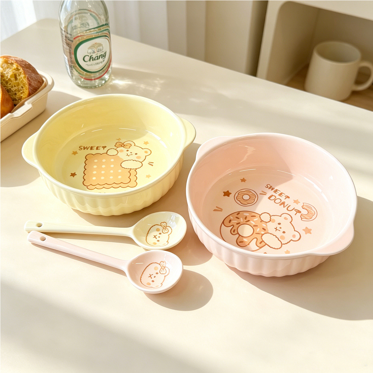 7.5 Inch Cute Cartoon Bear Rab - Dim Sum Basket บทวิจารณ์และราคา