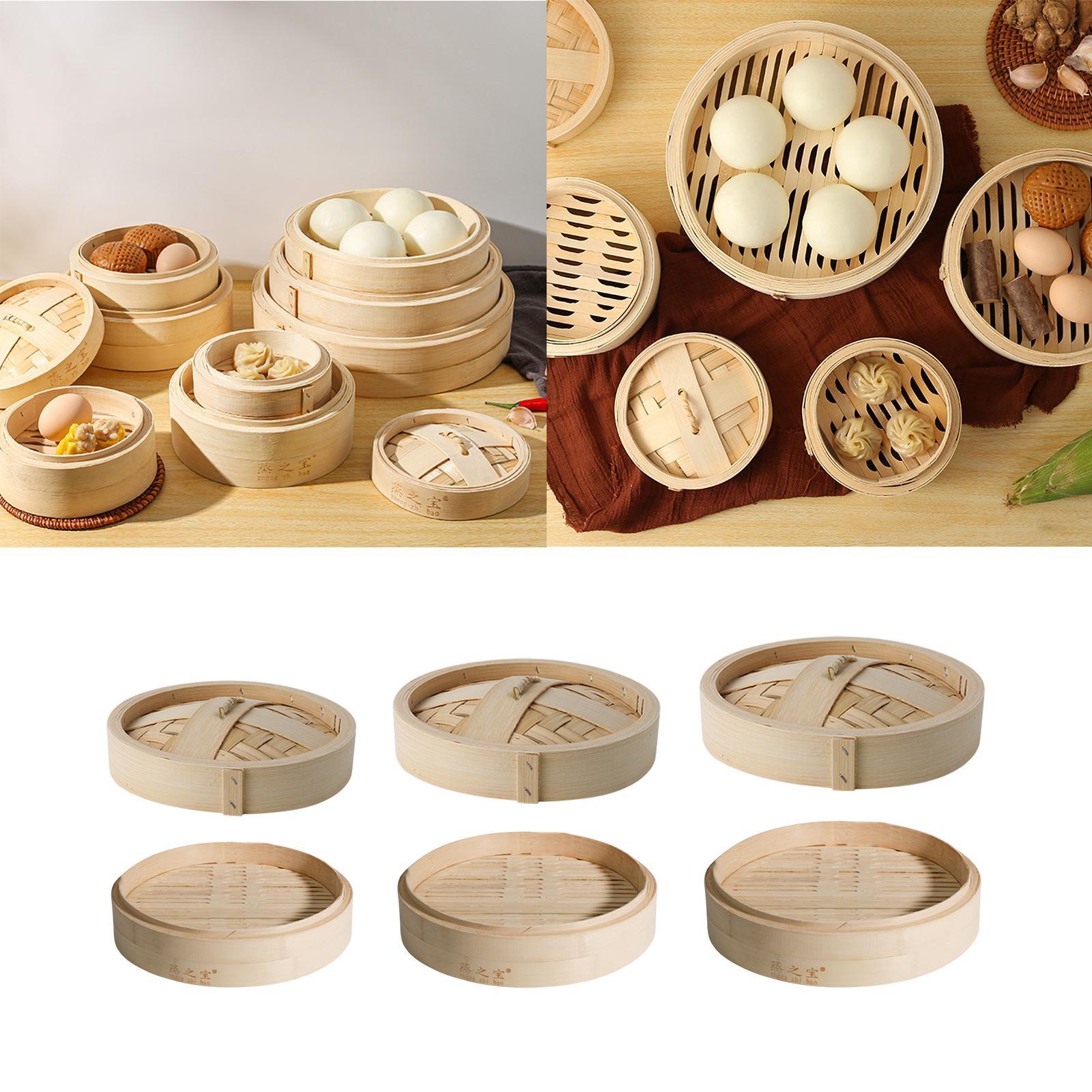 Bamboo Steamer Basket Cooker H - Bao Steamer Bamboo บทวิจารณ์และราคา