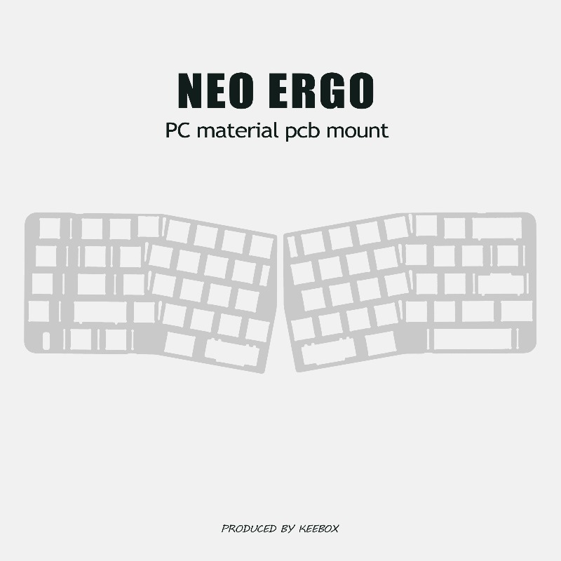 Neo Ergo Keyboard Positioning  - Crepe Pan Carbon บทวิจารณ์และราคา