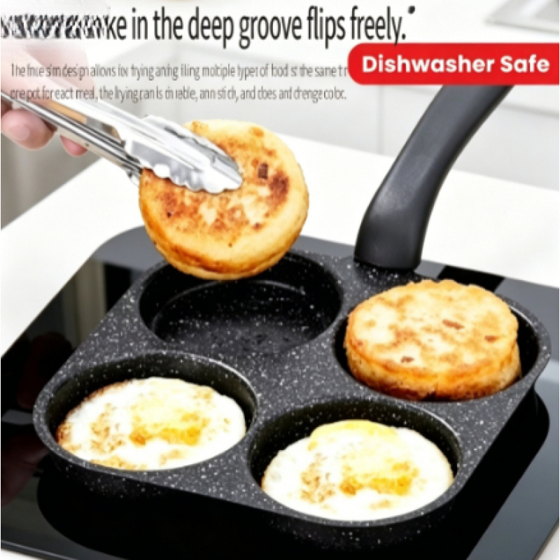4-in-1 Non-Stick Cast Iron Egg - Cast Iron Corn บทวิจารณ์และราคา