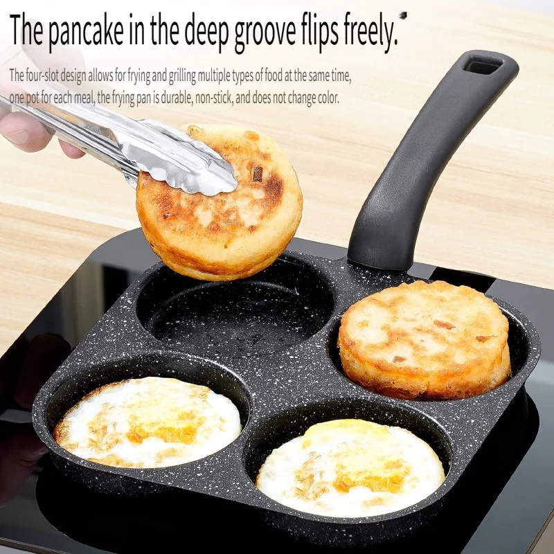 4-in-1 Non-Stick Cast Iron Egg - Cast Iron Corn บทวิจารณ์และราคา