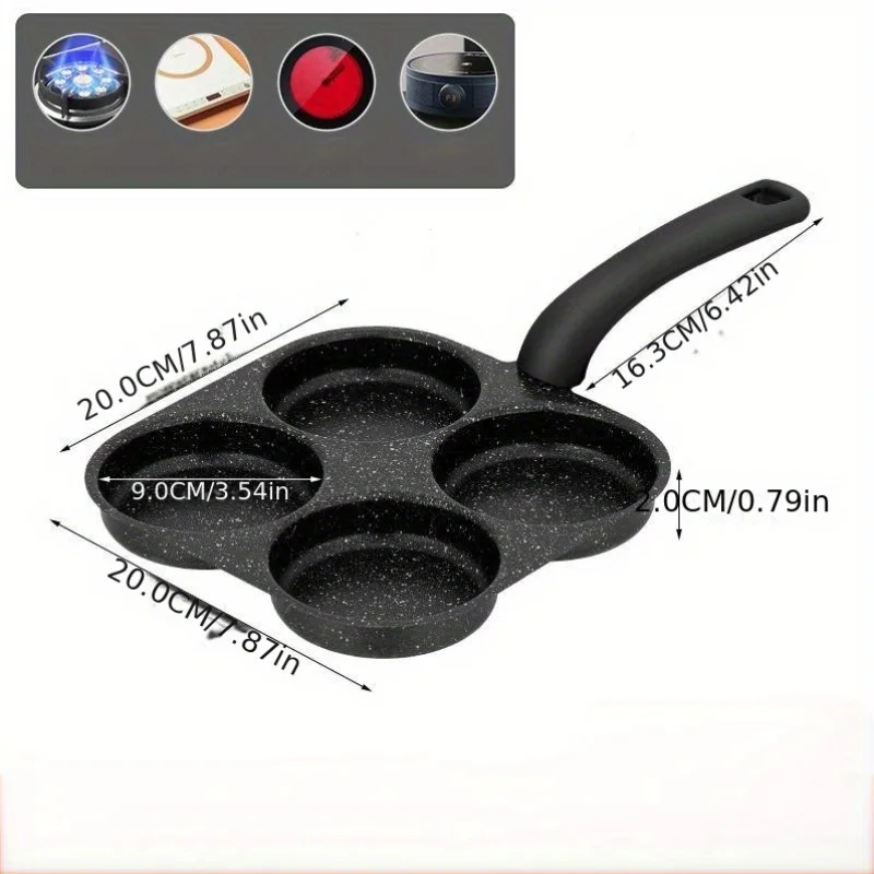 4-in-1 Non-Stick Cast Iron Egg - Cast Iron Corn บทวิจารณ์และราคา