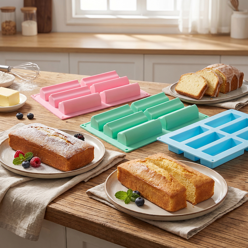 6-cavity groove tube cake tray - Donut Mold Silicone บทวิจารณ์และราคา