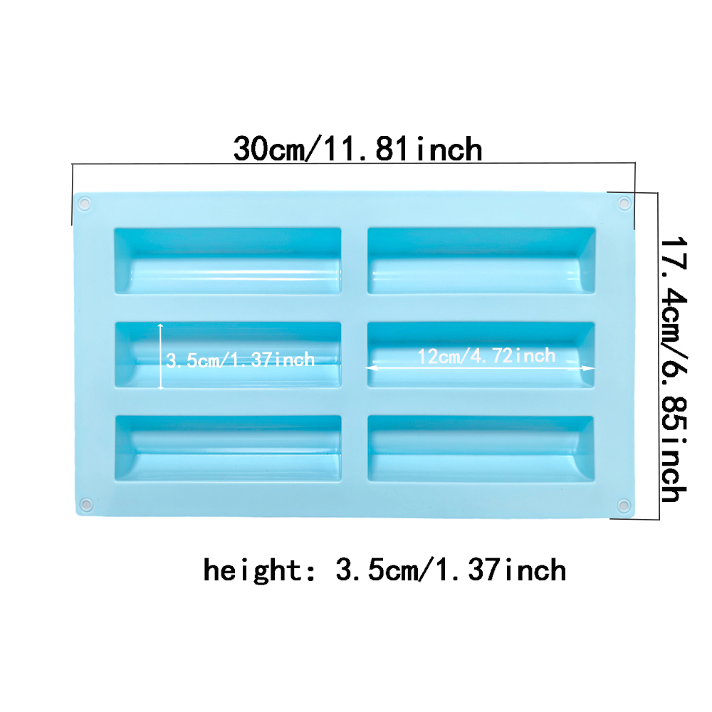 6-cavity groove tube cake tray - Donut Mold Silicone บทวิจารณ์และราคา