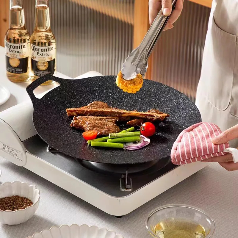 Portable Nonstick Frying Pan O - Cast Iron Corn บทวิจารณ์และราคา