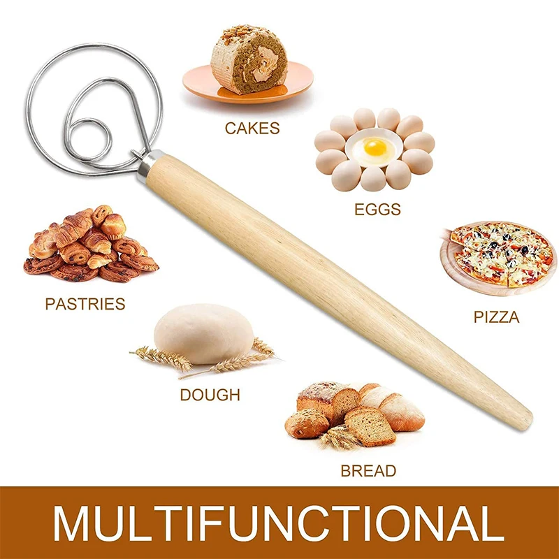 Cake Tools Danish Dough Whisk  - Danish Pancake Pan บทวิจารณ์และราคา