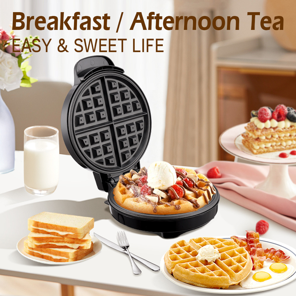 Breakfast Waffle Molds Egg Cak - Mini Pancake Griddle บทวิจารณ์และราคา