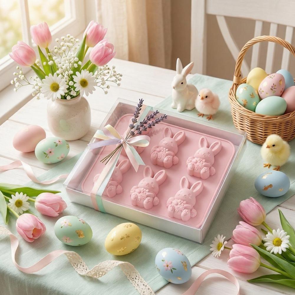Easter Ice Tray Mold Easter Bu - Bunny Cake Mold บทวิจารณ์และราคา