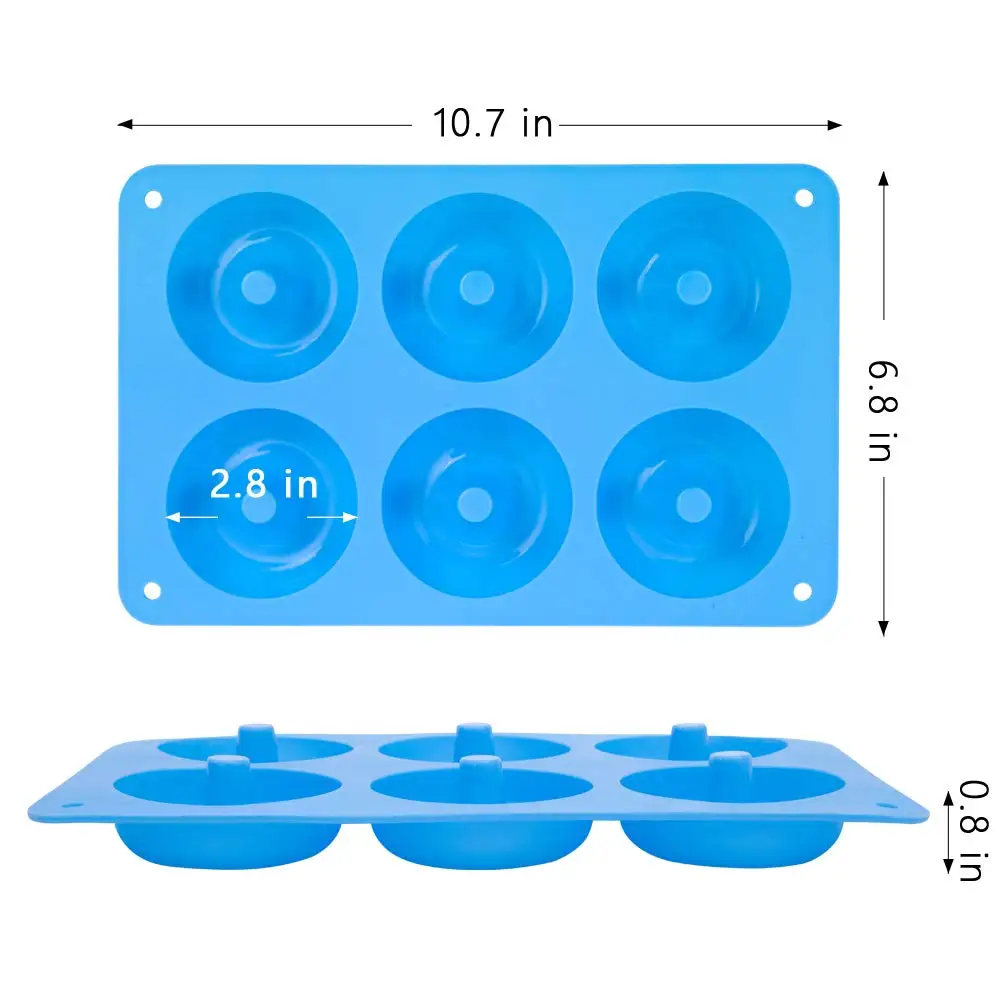 6 Holes Silicone Donut Mold Ba - Donut Mold Silicone บทวิจารณ์และราคา