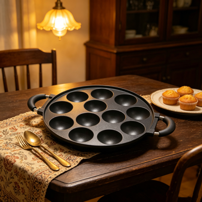 7/12 Mold Aebleskiver Pan, Non - Danish Pancake Pan บทวิจารณ์และราคา