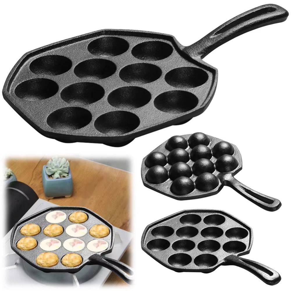 12 Holes Octopus Baking Mold C - Takoyaki Grill Plate บทวิจารณ์และราคา