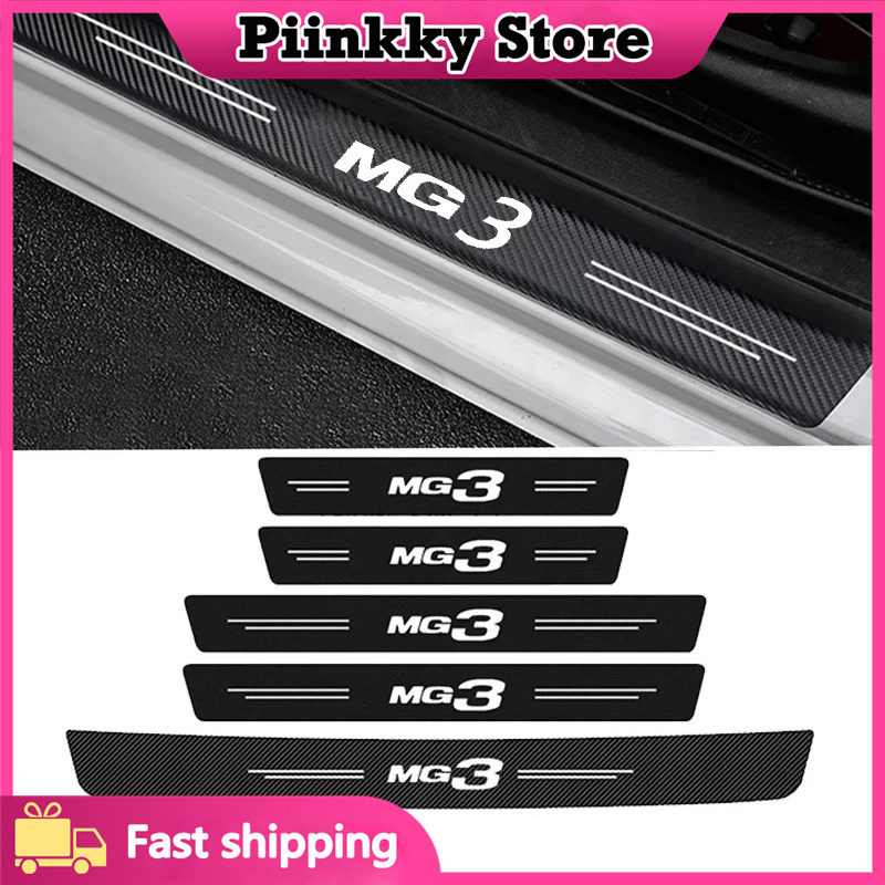 for MG 3 MG3 Logo Car Door Sil - Crepe Pan Carbon บทวิจารณ์และราคา
