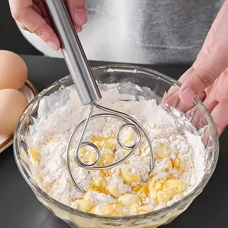 Danish Dough Whisk - Stainless - Danish Pancake Pan บทวิจารณ์และราคา