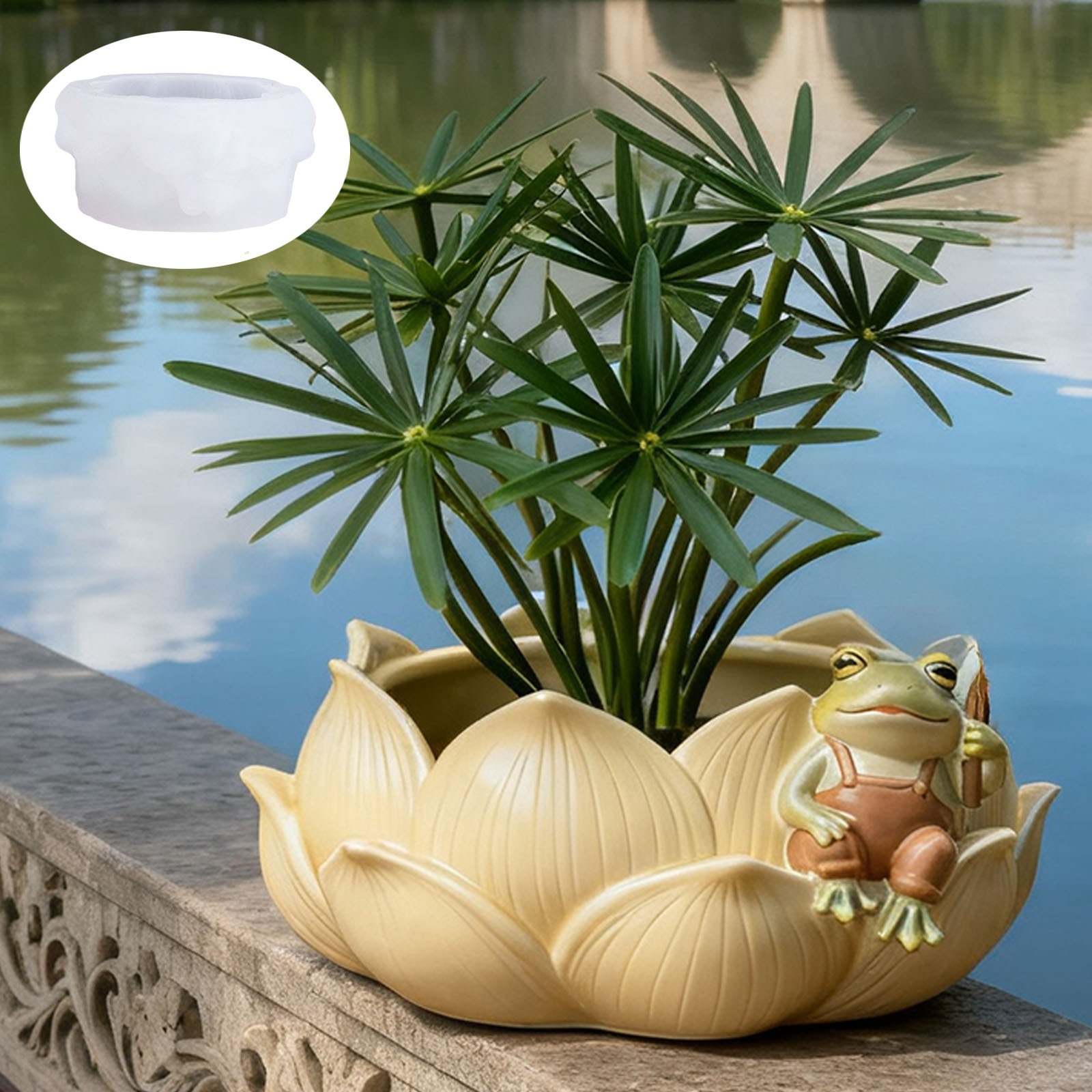 Plant Flower Pot Mold Flexible - Potsticker Mold บทวิจารณ์และราคา