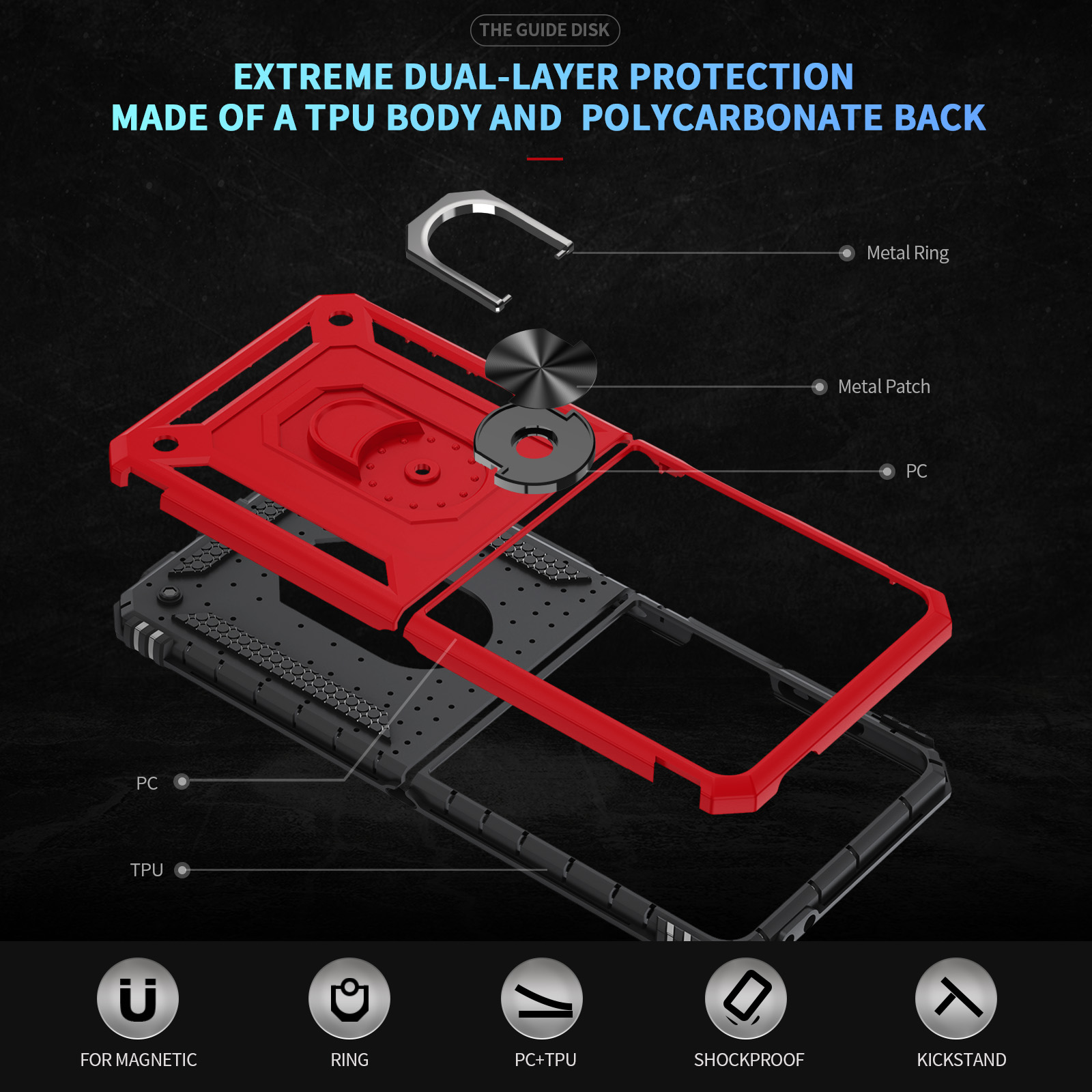 Military-grade Shockproof Phon - Taco Stand Holder บทวิจารณ์และราคา
