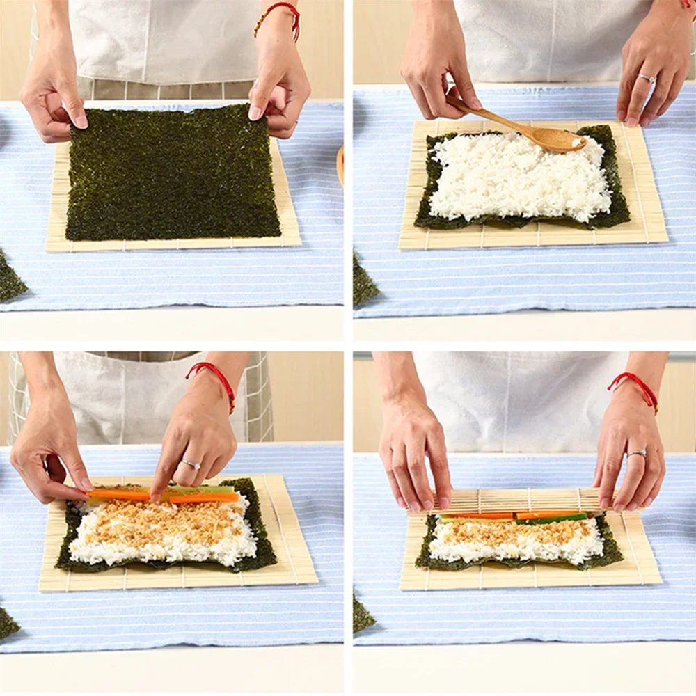 Exquisite Bamboo Sushi Mat wit - Spring Roll Wrapper บทวิจารณ์และราคา