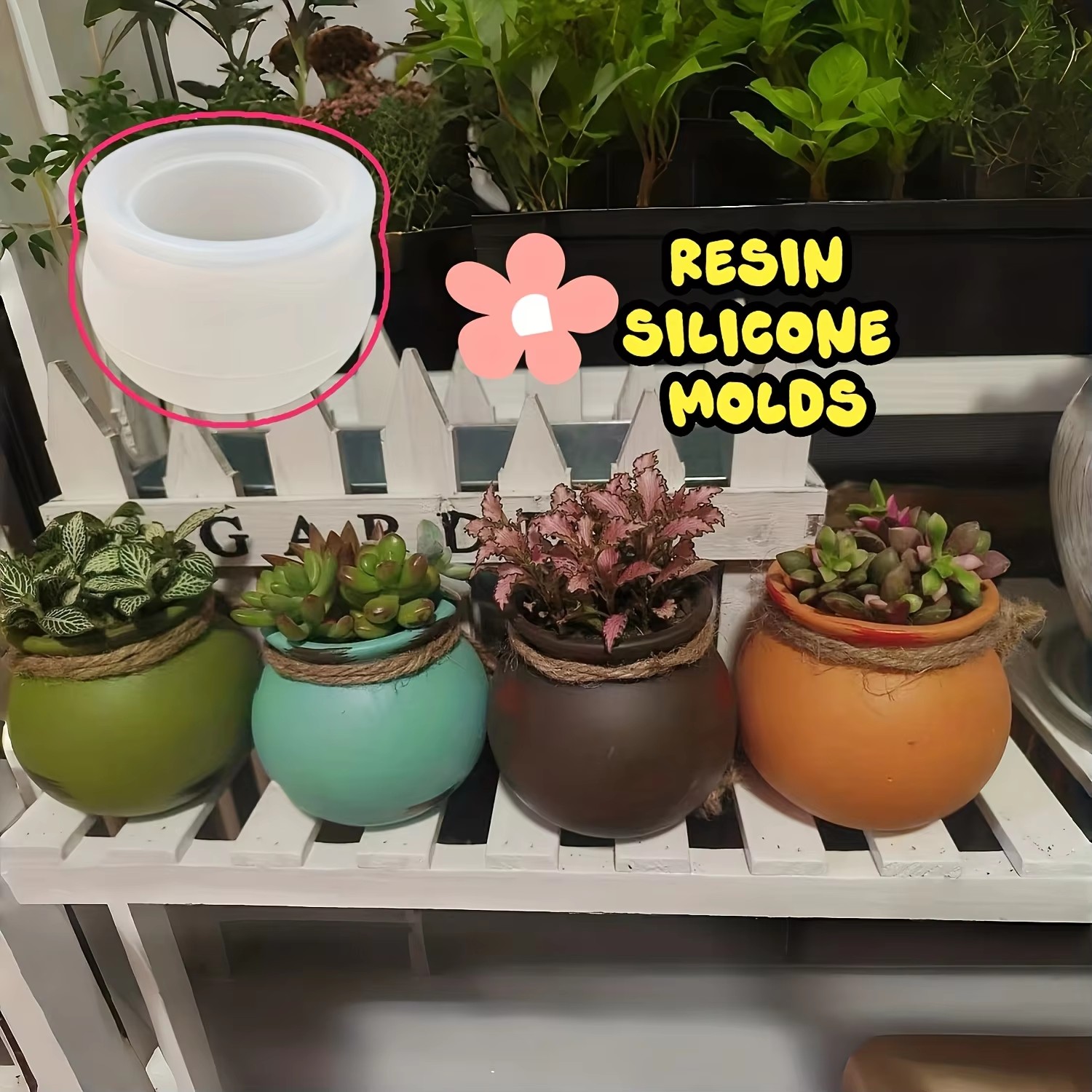 Silicone Flower Pot Molds, Res - Potsticker Mold บทวิจารณ์และราคา