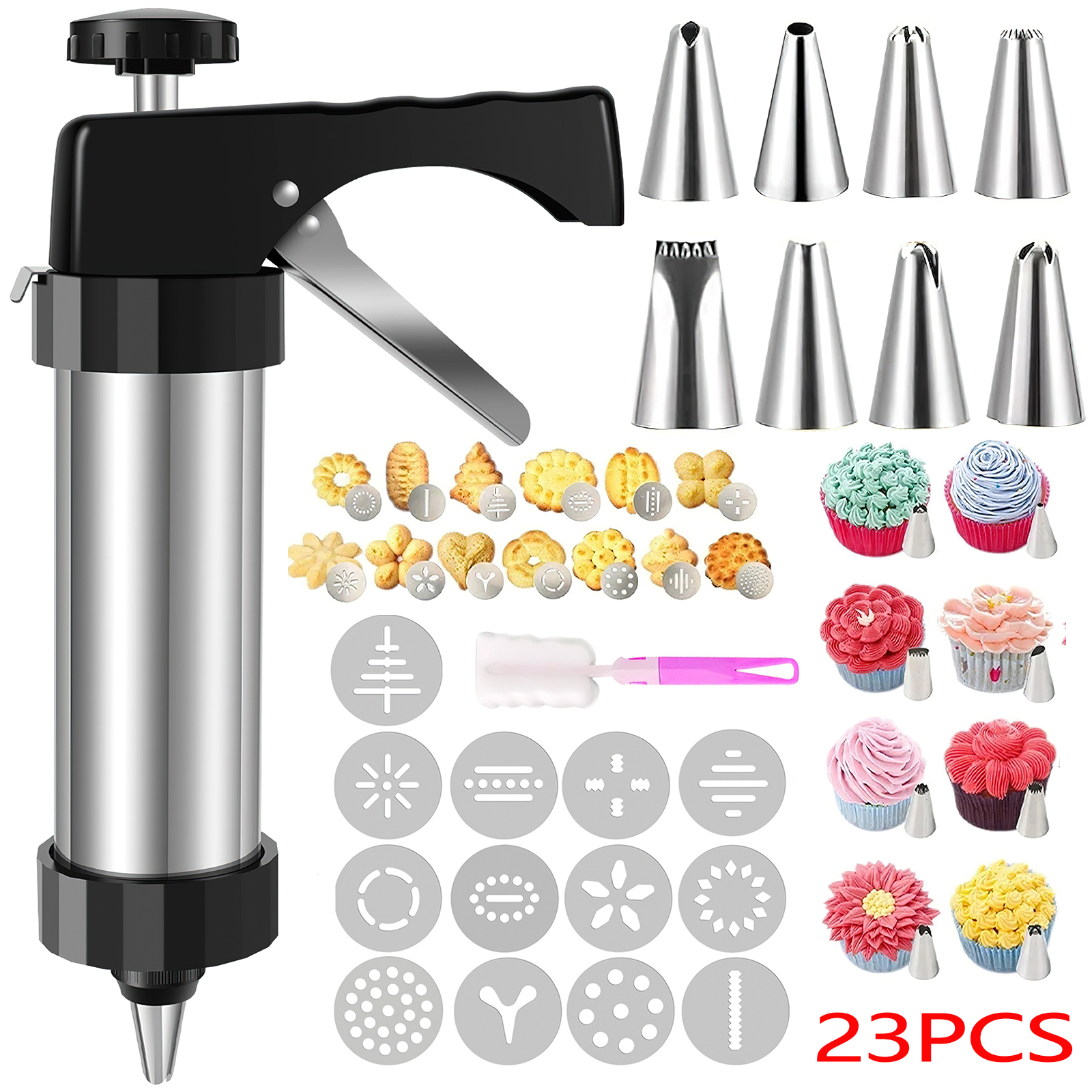 GMOX Cookie Press Gun and Tips - Churros Maker Gun บทวิจารณ์และราคา