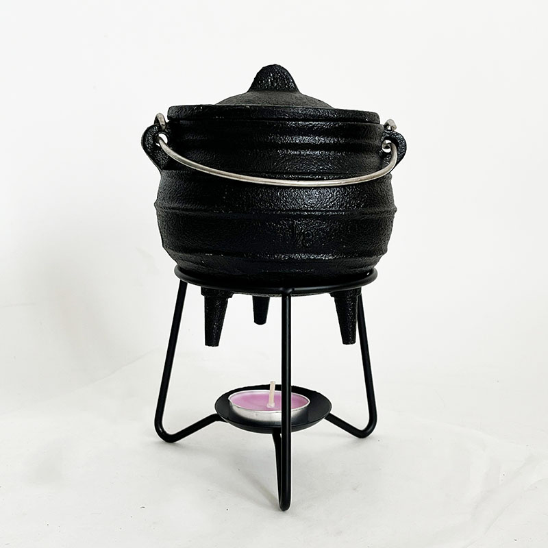 Medium 1/8# Cast Iron Cauldron - Cast Iron Corn บทวิจารณ์และราคา