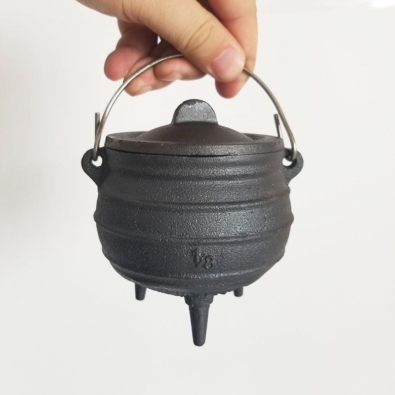 Medium 1/8# Cast Iron Cauldron - Cast Iron Corn บทวิจารณ์และราคา