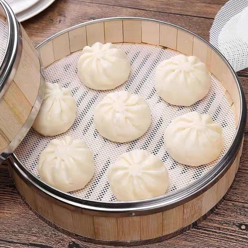 Silicone Bamboo Steamer Liners - Bao Steamer Bamboo บทวิจารณ์และราคา