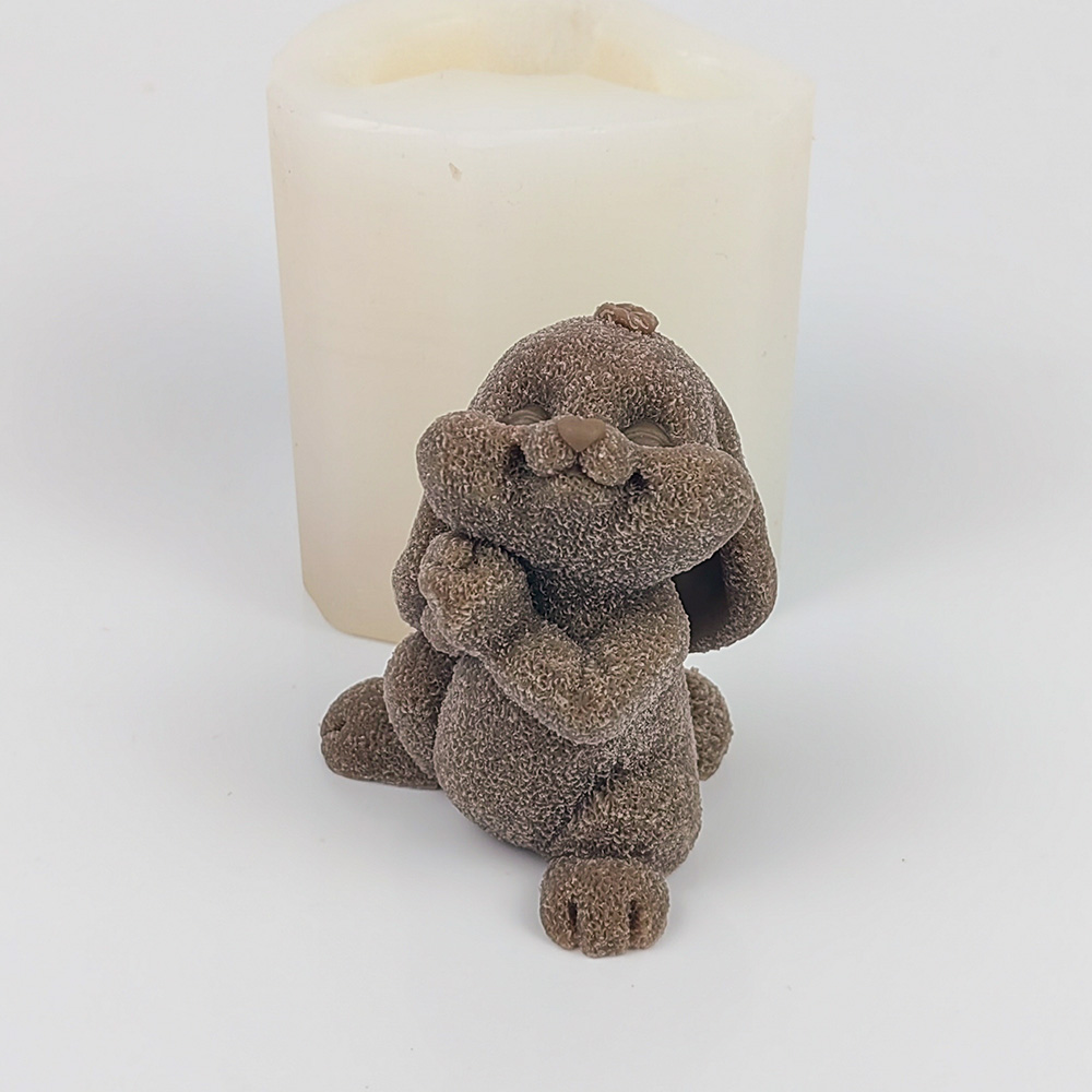 Praying Rabbit Moulds Soap Mol - Bunny Cake Mold บทวิจารณ์และราคา