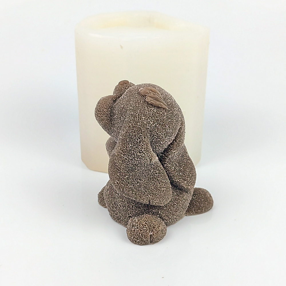 Praying Rabbit Moulds Soap Mol - Bunny Cake Mold บทวิจารณ์และราคา