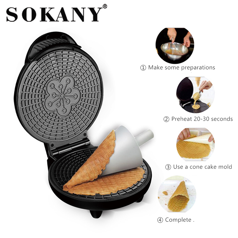 Electric Crispy Egg Roll Maker - Waffle Cone Maker บทวิจารณ์และราคา