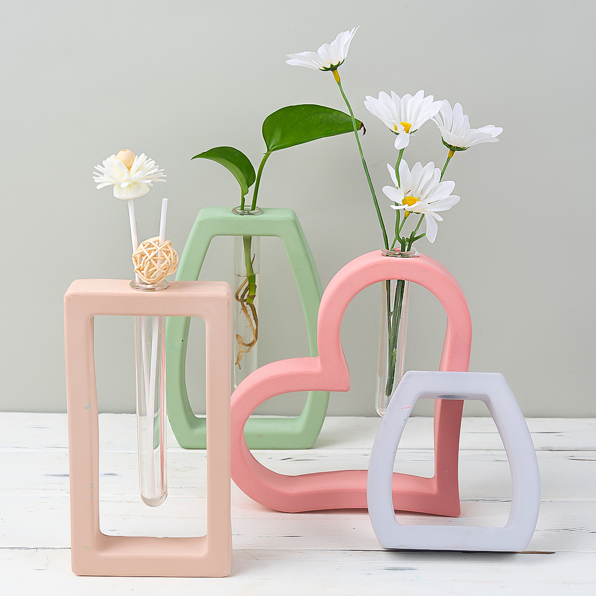 Hydroponic Test Tube Vase Sili - Potsticker Mold บทวิจารณ์และราคา