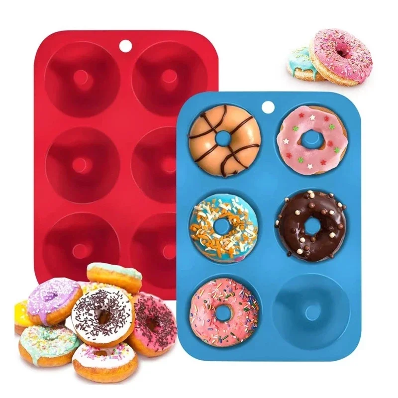 1/2pcs Silicone Muffins Donut  - Donut Mold Silicone บทวิจารณ์และราคา