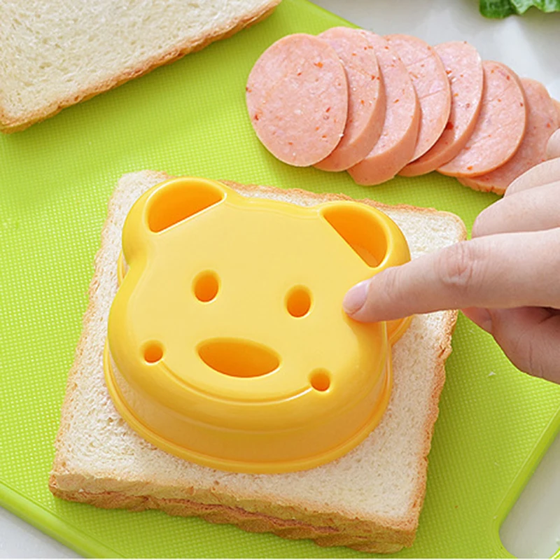 2pcs Sandwich Mould Bear Cat R - Bunny Cake Mold บทวิจารณ์และราคา