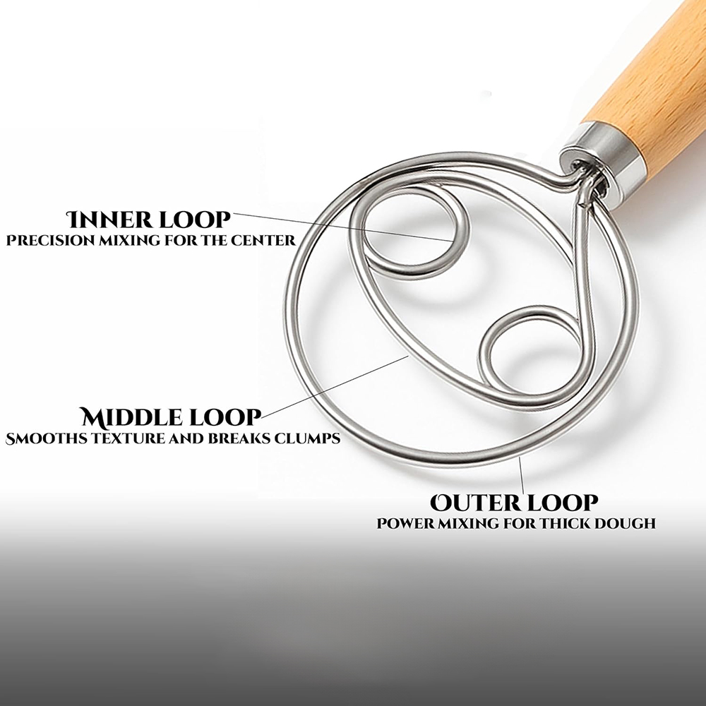 304 Stainless Steel Dough Whis - Danish Pancake Pan บทวิจารณ์และราคา