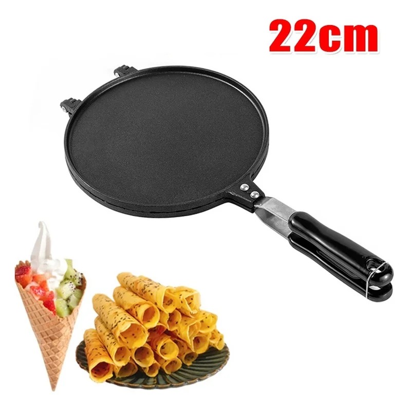 22cm Non-Stick Egg Roll Waffle - Waffle Cone Maker บทวิจารณ์และราคา
