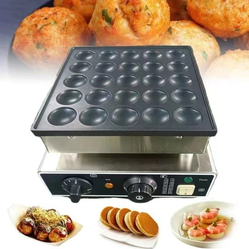 Commercial Snack Fishball Barb - Takoyaki Grill Plate บทวิจารณ์และราคา