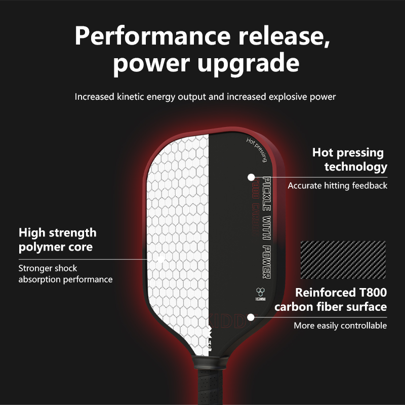 T800 Carbon Fiber Pickleball P - Crepe Pan Carbon บทวิจารณ์และราคา