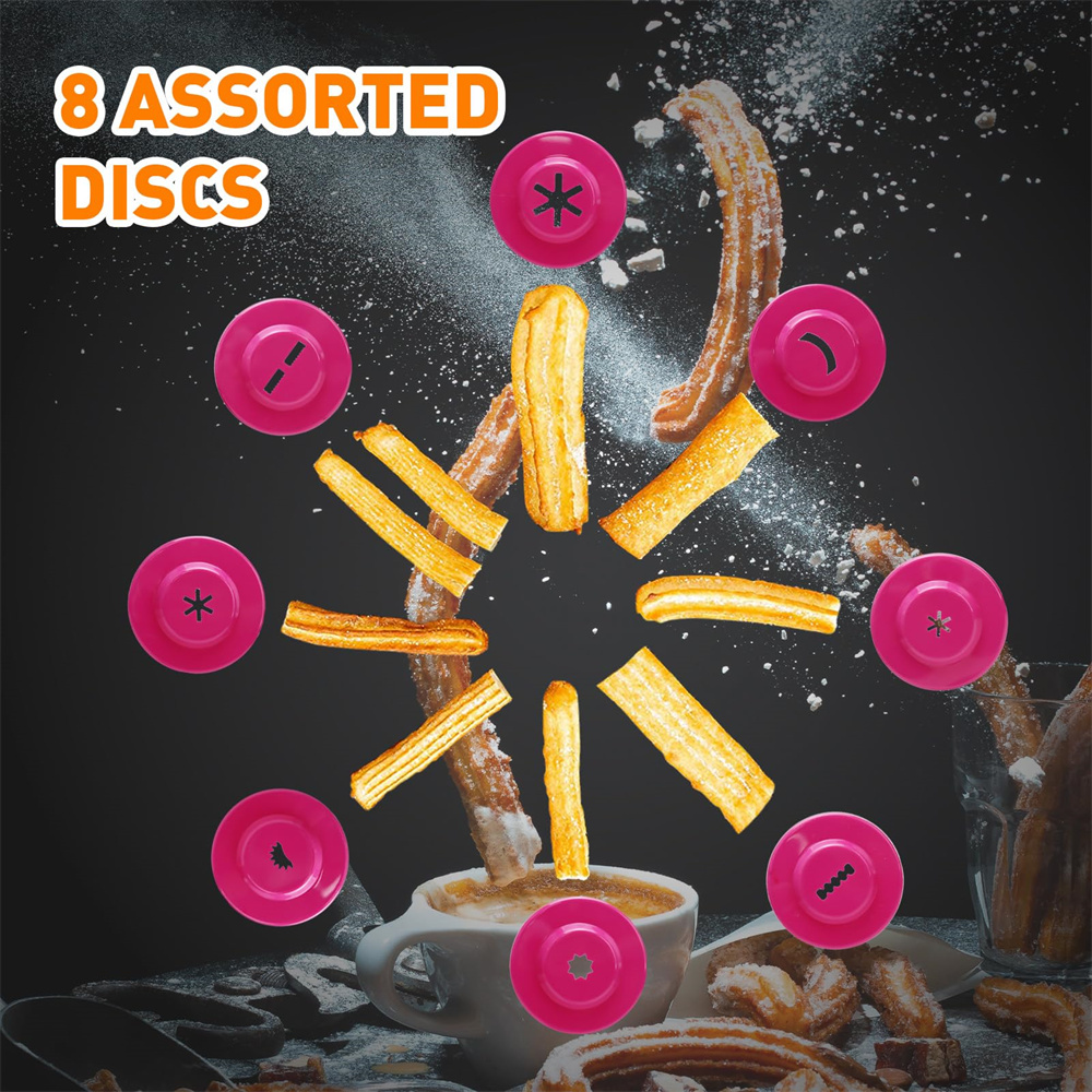 DIY Manual Cookie Press Maker  - Churros Maker Gun บทวิจารณ์และราคา