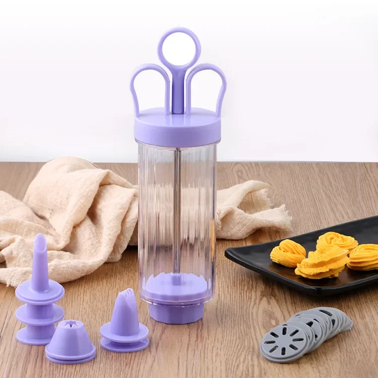 DIY Manual Cookie Press Maker  - Churros Maker Gun บทวิจารณ์และราคา