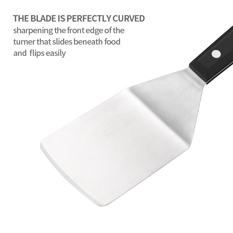 stainless steel Griddle spatul - Okonomiyaki Spatula บทวิจารณ์และราคา