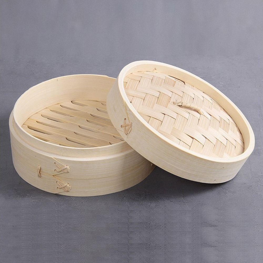 Chinese Steamer Bamboo Steamer - Bao Steamer Bamboo บทวิจารณ์และราคา