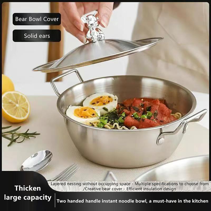 201 Stainless Steel Salad Bowl - Dim Sum Basket บทวิจารณ์และราคา