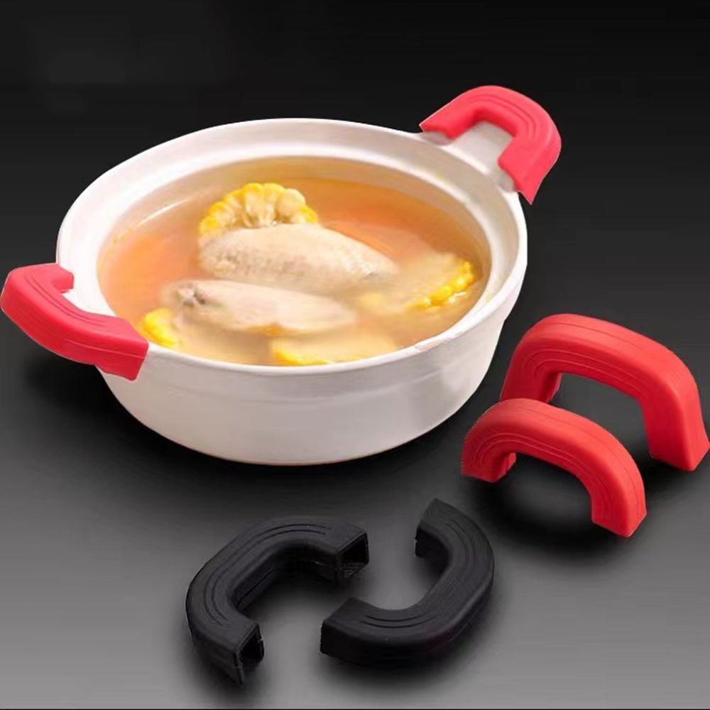 2PCS Silicone Anti-Scald Pot H - Cast Iron Corn บทวิจารณ์และราคา