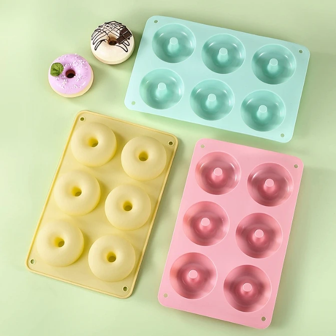 Multi Cavity Heat Resistant Si - Donut Mold Silicone บทวิจารณ์และราคา