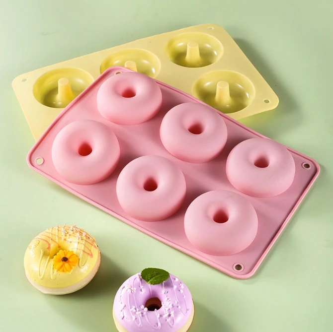 Multi Cavity Heat Resistant Si - Donut Mold Silicone บทวิจารณ์และราคา