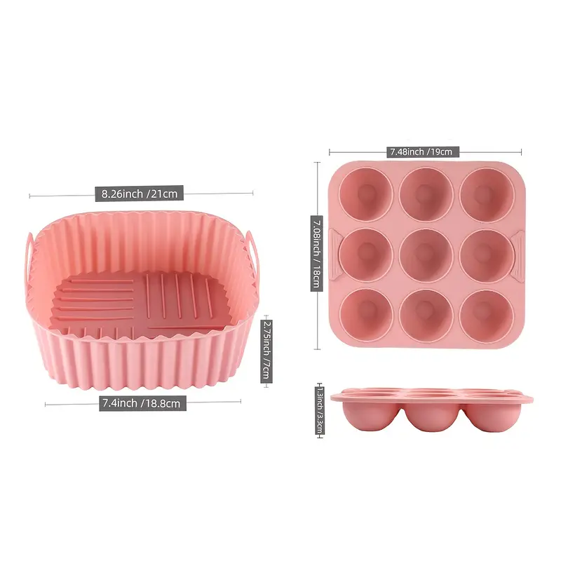 A 2-Piece Set of Silicone Baki - Donut Mold Silicone บทวิจารณ์และราคา