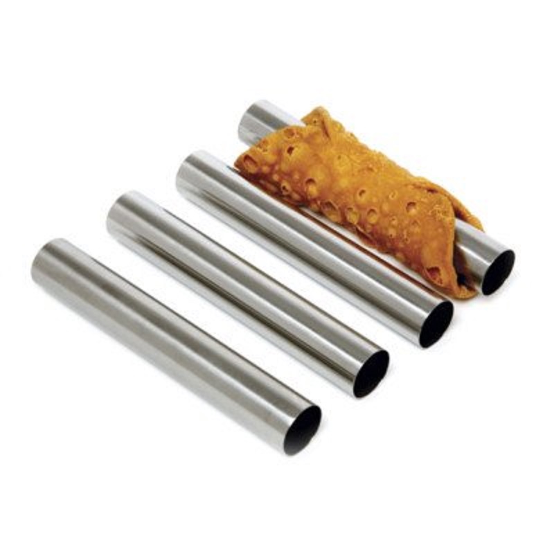 Alluminum Cannoli Forms, 4 Tub - Danish Pancake Pan บทวิจารณ์และราคา