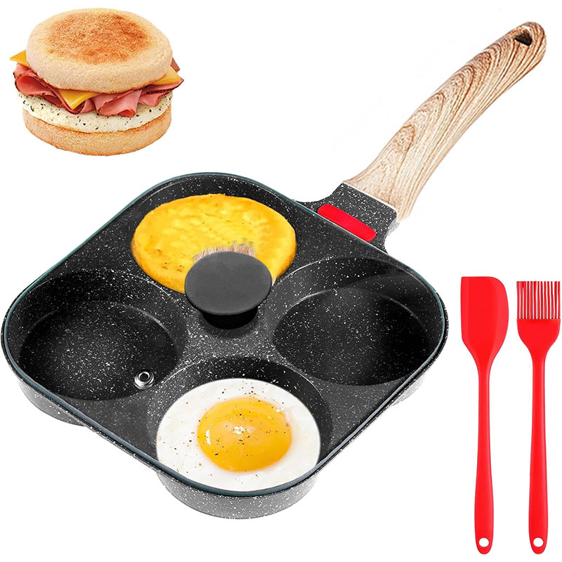 Deepened Egg Frying Pan with L - Mini Pancake Griddle บทวิจารณ์และราคา